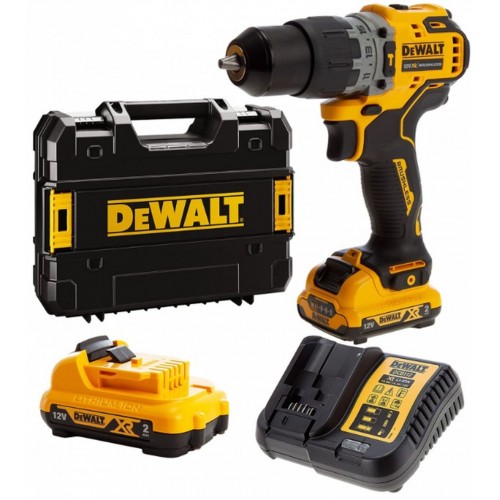 DeWALT DCD706D2-QW Akku-Schlagbohrschrauber XR (57Nm/12V/2x2,0Ah) Tstak