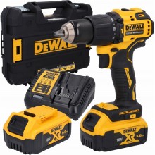 DeWALT DCD709P2T-QW Akku-Schlagbohrschrauber 65 Nm (18V/2×5,0Ah) Tstak