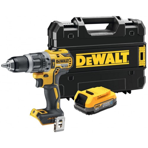 DeWALT DCD796E1T-XJ Bohrmaschine XR 18V (70Nm,1x1,7Ah PowerStack)ohne Ladegerät,Tstak