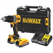 DeWALT DCD805E2T-QW Bohrhammer XR (90Nm/18V/2x1,7Ah PowerStack) Tstak