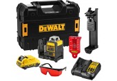 DeWALT DCE0811D1R-QW Linienlaser 2x360°, rot, XR (10,8V/1x2,0 Ah) Tstak