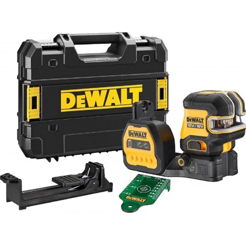 DCE825NG18-XJ Kreuzlinienlaser, grüner Laser, selbstnivellierend (18V/ohne akku) Koffer