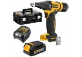 DeWALT DCF403E1GT-QW Kabellos Nietmaschine (18V/1x1,7Ah) Tstak