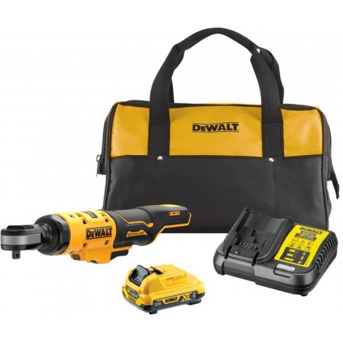 DeWALT DCF503D1-QW Akku-Ratschenschrauber 3/8" XR (12V/1x2,0Ah) Tasche