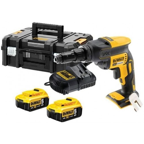 DeWALT DCF622P2-QW Akku Schraubendreher für Trockenbau (30Nm/18V/2x5,0Ah) Tstak