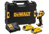 DeWALT DCF809D2T-QW Akku-Schlagschrauber 1/4" /190Nm, XR (18V/2x2,0Ah) Tstak