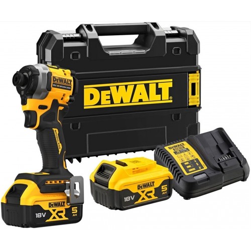 DeWALT DCF850P2T-QW Akku-Schlagschrauber 1/4" (205Nm/18V/2x5,0Ah) Tstak