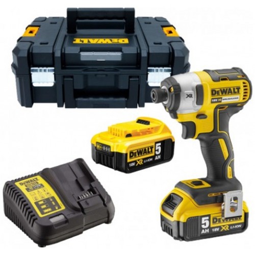 DeWALT DCF887P2-QW Schlagschrauber 1/4" (205Nm/18V/2x5,0Ah) Tstak