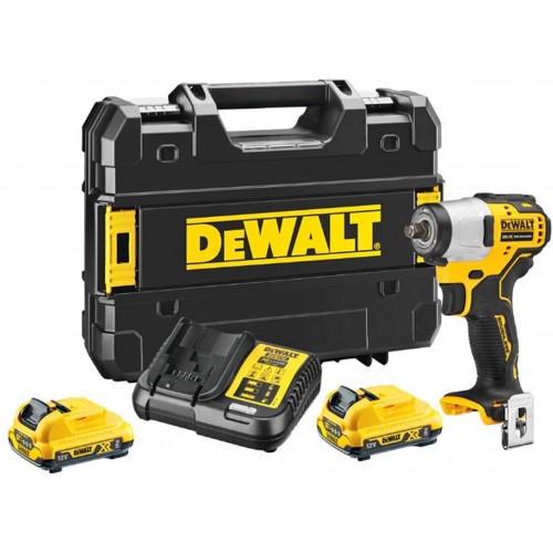 DeWALT DCF902D2-QW Akku-Schlagschrauber 3/8" (168Nm/12V/2x2,0 Ah) Tstak