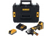 DeWALT DCG404S2T-QW Akku-Winkelschleifer XR (125mm/18V/ohne Akku/Tstak-Koffer)