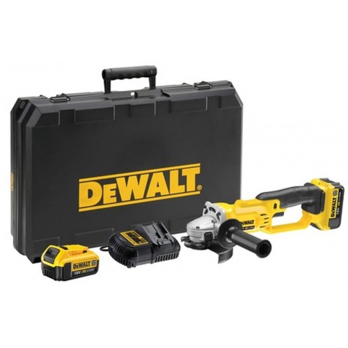 DeWALT DCG412M2-QW Akku - Winkelschleifer 125 mm XR 18 V Li-Ion (2x 4,0 Ah) Koffer