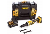 DeWALT DCG426P2-QW Akku-Geradschleifer 6 mm XR (18V/2x5,0 Ah) Tstak