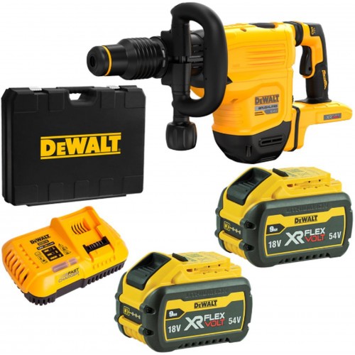 DeWALT DCH832X2-QW Akku-Hammer SDS-Max, XR FlexVolt 54V, 13,3J, Tstak,(2x9,0Ah)