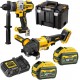 DeWALT DCK2016T2T-QW Akku-Kombopack DCD999 + DCG418+(18 V/2x6,0 Ah/Ladegerät DCB115)T-stak