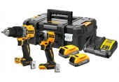 DeWALT DCK2050E2T-QW Akku-Combo-Set 18V (2x1,7Ah Powerstack) Tstak