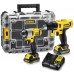 DeWALT DCK211C2T-QW Set DCD710 + DCF815 Akku-Schrauber DCD 710, DCF 815, 10.8 V 2x 1.3Ah