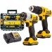 DeWALT DCK211D2T-QW Bohrmaschine SchraubenzieherAtornillad (12V/2x2,0 Ah) Tstak