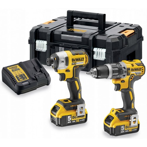 DeWALT DCK266P2T-QW 18V XR Kombo-Set (DCD796,DCF887,2 x DCB184,DCB115, TSTAK II)