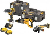 DeWALT DCK327P2T-QW XR 18V Kombi-Set mit 3 Werkzeugen (18V/2x5,0Ah)