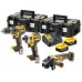 DeWALT DCK384P2T Akku-Werkzeugset (DCD796+DCF887+DCG405+18V/2x5,0Ah) 2xTstak