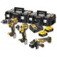 DeWALT DCK384P2T Akku-Werkzeugset (DCD796+DCF887+DCG405+18V/2x5,0Ah) 2xTstak