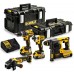 DeWALT DCK422P3-QW Kombopack DCG405+DCH273+DCD796+DCF887 (18V/3x5,0Ah) 2x Toughsystem