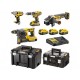 DeWALT DCK428P3T Akku-Werkzeugset (DCD796+DCH273+DCG405+DCF894+3x 18V/5,0Ah) 2xTstak
