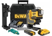 DeWALT DCLE34035D1-QW Linienlaser mit Fernbedienung 3x360° (18V/2,0Ah) T-stak