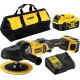 DeWALT DCM849P2-QW Akku Rotationspolierer 125-180 mm XR (18V/2x5,0Ah) Tasche