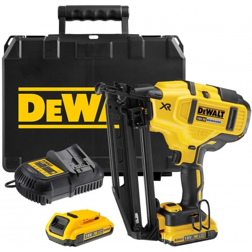 DeWALT DCN660D2-QW Akku Nägle 63 mm XR (2x2,0Ah/18V) Tstak