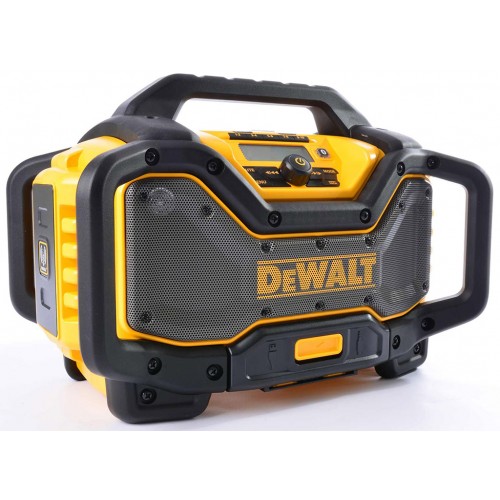 DeWALT DCR027-QW Akku und Netz-Radio XR mit Ladefunktion, DAB+ und FM, FLEXVOLT