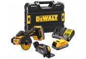 DeWALT DCS438E2T-QW Akku-Universalschneider( 76 mm) 18V (2x1,7Ah Powerstack) Tstak