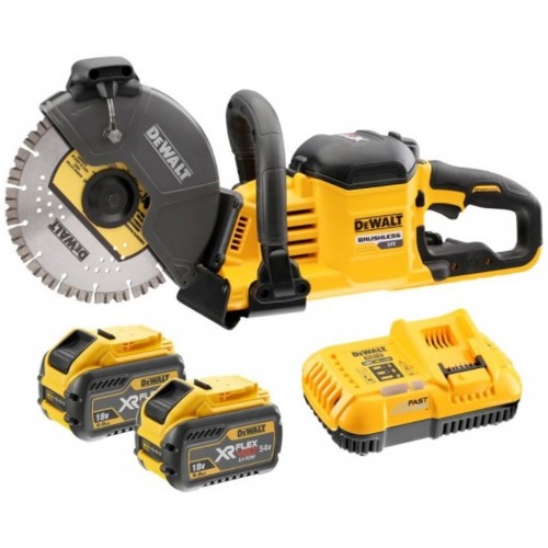 DeWALT DCS690X2-QW Akku Trennschleifer XR FlexVolt (230mm/54V/2x9,0Ah)