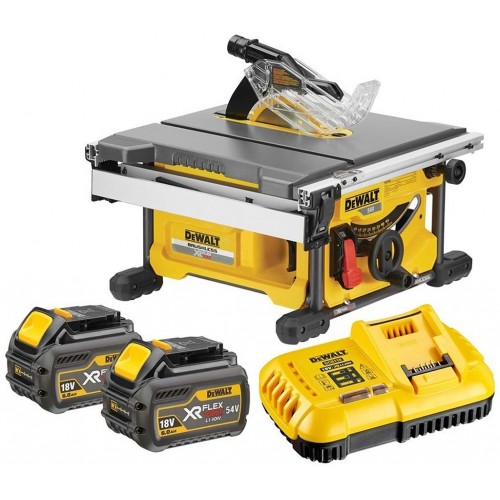 DeWALT DCS7485T2-QW Akku-Tischkreissäge XR FlexVolt (210mm/54V/2x6,0Ah)