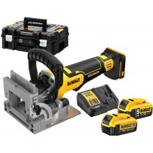 DeWALT DCW682P2-QW Akku-Lamellenfräsmaschine XR 18 V, (2 x 5,0 Ah), Tstak