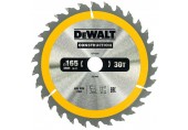 DeWALT DT1935-QZ Kreissägeblatt für Handkreissägen, 165 x 20 mm, 30WZ