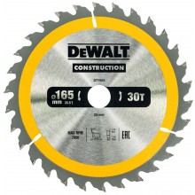 DeWALT DT1935-QZ Kreissägeblatt für Handkreissägen, 165 x 20 mm, 30WZ