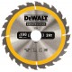 DeWALT DT1944-QZ Kreissägeblatt für Handkreissägen, 190 x 30 mm, 24WZ