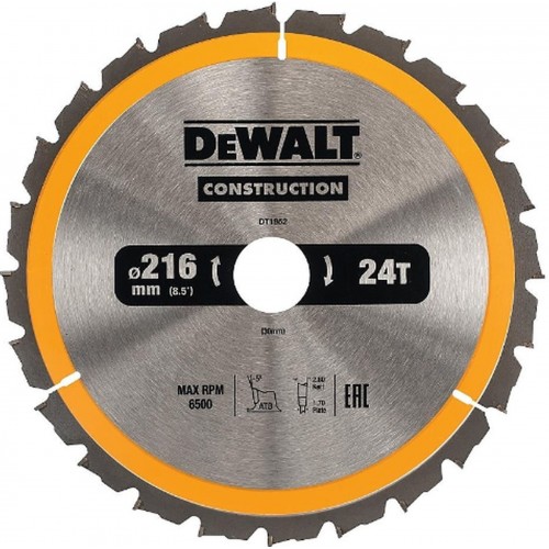 DeWALT DT1952-QZ Kreissägeblatt stationär 216 x 30 mm , Z24 WZ