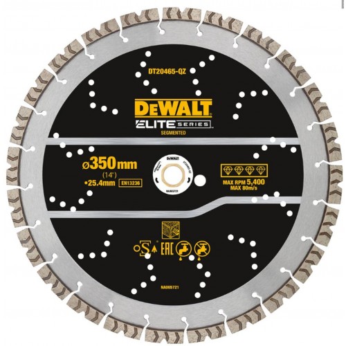 DeWALT DT20465-QZ Diamantsägeblatt 350×25,4 mm