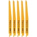DeWALT DT2349-QZ Bimetall-Sägeblätter für Holz und Kunststoff, 228 mm