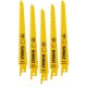 DeWALT DT2356-QZ Spezialsägeblätter aus Kobaltstahl für Putz, 152 mm