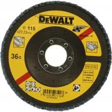 DeWALT DT3265 Fächerschleifscheibe für Metall 125 mm, konvex, 36G