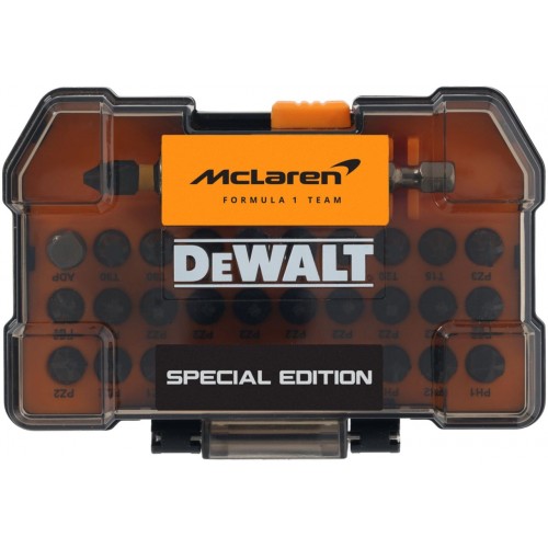 DeWALT DT70901T-QZ McLaren Schrauber-Bit-Set 32-tlg. mit Werkzeughalter