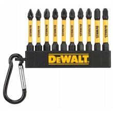 DeWALT DT7276-QZ Pozi & Phillips Impact Driver Bit Set 50mm PZ1 PZ2 PH2