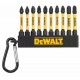 DeWALT DT7276-QZ Pozi & Phillips Impact Driver Bit Set 50mm PZ1 PZ2 PH2