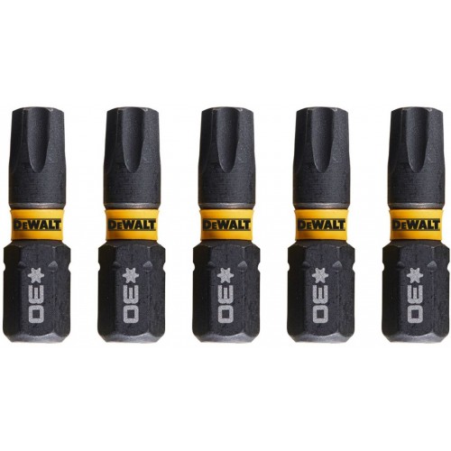 DeWALT DT7384T-QZ Schrauber-Bits T30 x 25 mm - 5 Stk. DeWALT DT7384T-QZ Schrauber-Bits T30 x 25 mm - 5 Stk.