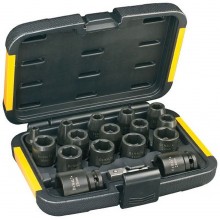 DeWALT DT7507-QZ Steckschluessel-Set 9-tlg. schlagf 10-27mm, 1/2"