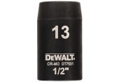 DeWALT DT7531-QZ Extreme Impact Steckschlüssel kurz 13mm 1/2 Schlagfest