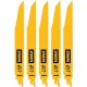 DeWALT DT90381 Satz Sägeblätter für Holz (5 Stück), für Schwertsägen